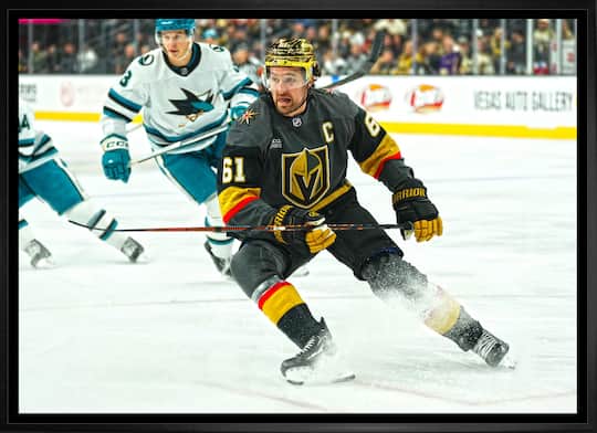 Mark Stone 20" x 29" Framed Canvas Vegas Golden Knights 31.5" x 22.5"